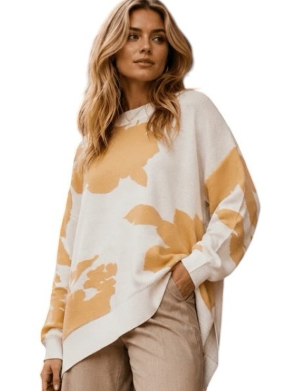 528: SUGARLIPS NWT SWEATER IVORY (H38)